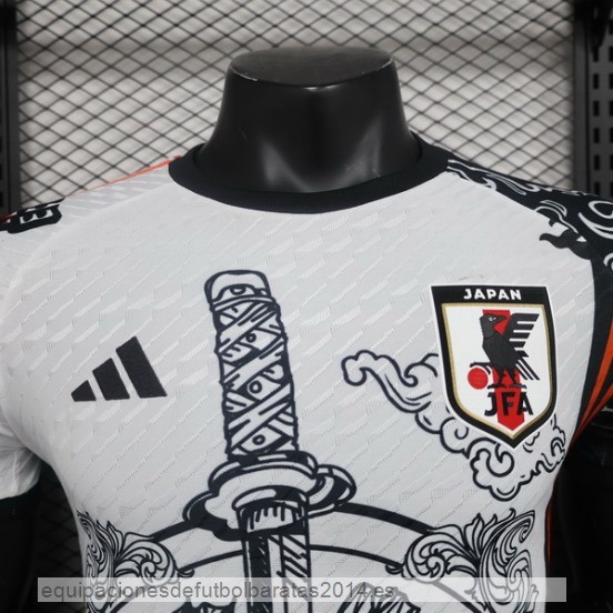 Nuevo Tailandia Jugadores Especial Camiseta Japon 2024 Blanco Negro Baratas